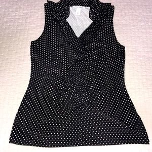 White House Black Market sleeveless blouse